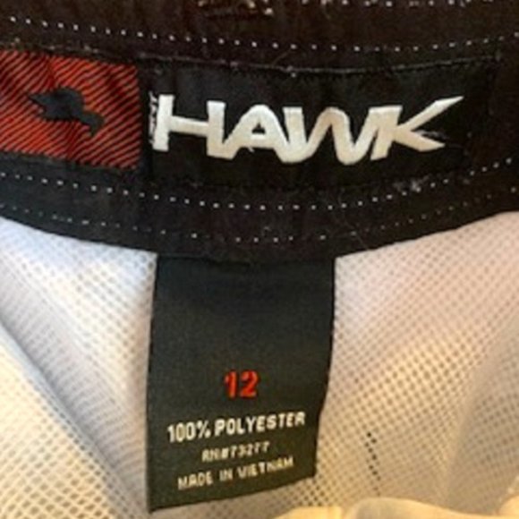 NEW Boys Tony Hawk Black/White Plaid Swim Mesh Lined Shorts 5 Pockets Sz: 12 - Picture 4 of 6